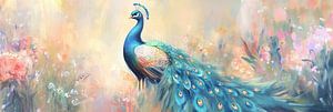 Farbenprächtiger Pfau