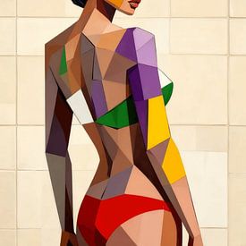 Goldene geometrische Anmut von Urbanwolves