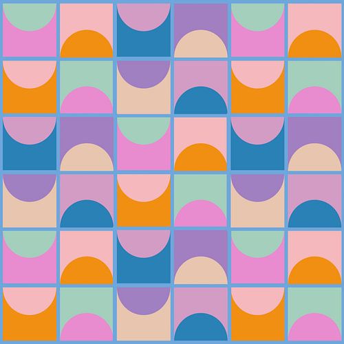 Moderne abstractie uit het midden van de eeuw