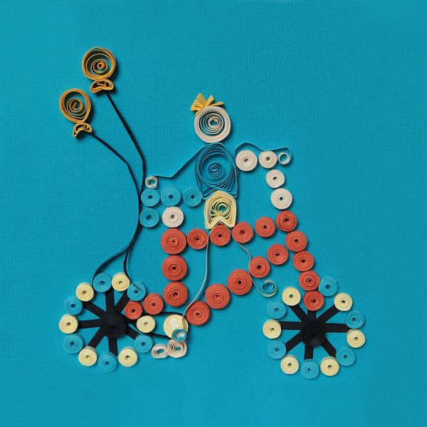 Cycling keeps you moving by Jeanne van Muijen