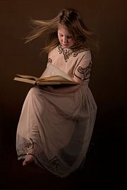Girl with book
