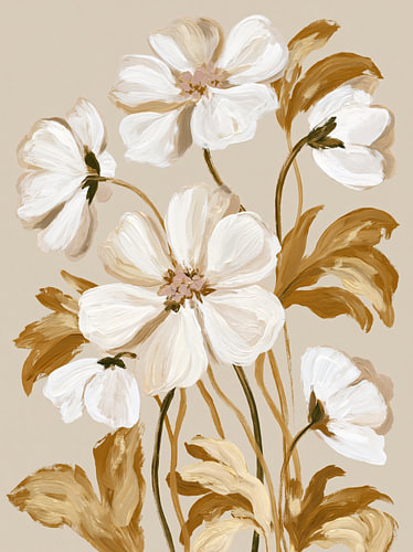 Blumenpracht in Erdtönen von Bert Nijholt