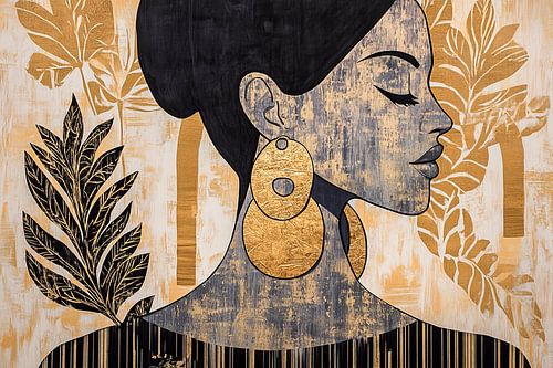 Femme aux accents d'or