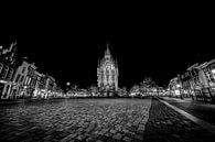 Rathaus Gouda bei Nacht von Eus Driessen Miniaturansicht