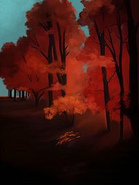 Herbstliche Verwunderung von Annelies Hoogerwerf