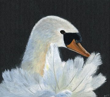 Cygne sur Saskia de Groot