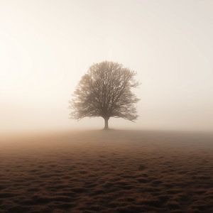 De eenzame boom van Lisa Maria Digital Art