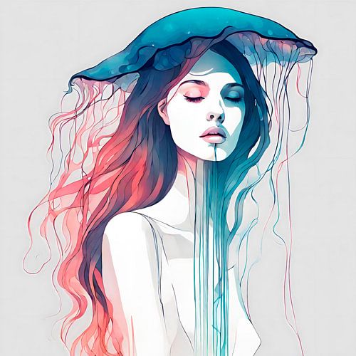 Sea Angel - Abstract portrait