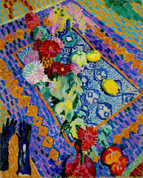 Stlilleben mit Handschuhen von Robert Delaunay von Peter Balan