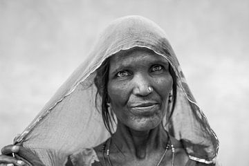 Indische vrouw by Jelle  Beuzekom