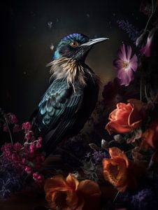 Ein Vogel im Rembrandtschen Licht