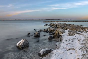 Zeeland avec la neige