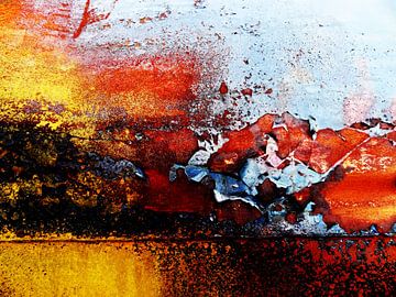 De Kleuren Van Roest - abstracte fotografie van Nicole Schyns