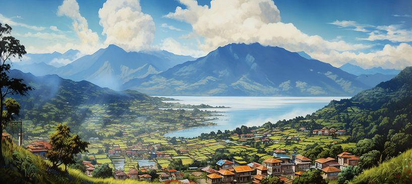 Peindre le Guatemala par Peinture Abstraite