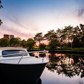Sunset Piushaven Tilburg by Dirk Smit