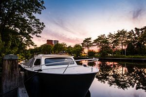 Sonnenuntergang Piushaven Tilburg
