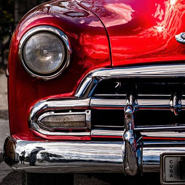 Red vintage car by Dieter Walther