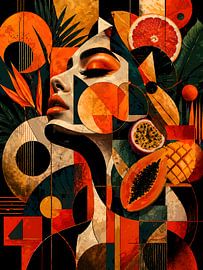 Abstracte Citrus Droom van uwidya