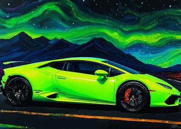 De Lamborghini Huracán - Stellar Phantom Edition van MIROKKU