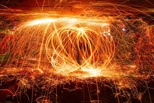 Steel wool art