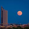 Vollmond über Leipzig von Martin Wasilewski