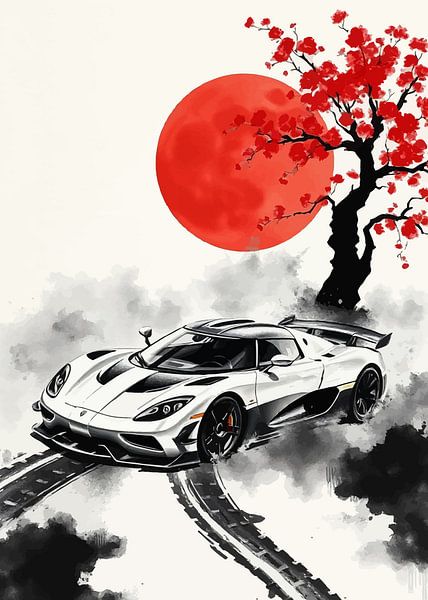 Koenigsegg Agera Sumi-e par MIROKKU
