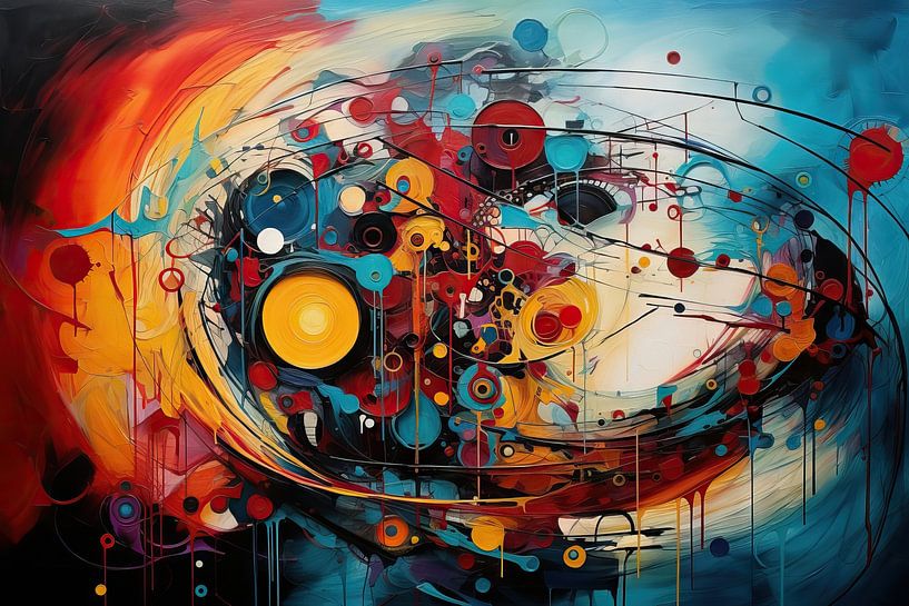 Abstract colour art by Art Bizarre