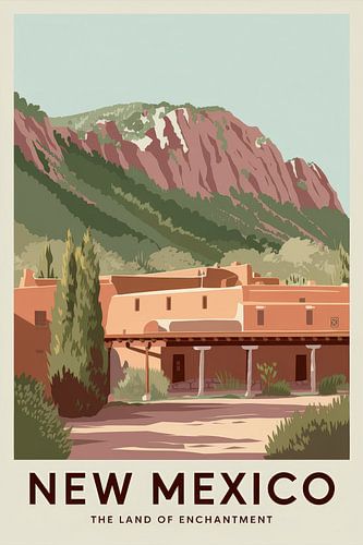 New Mexico Vintage Reisposter