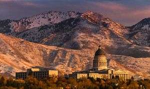 Winter in Salt Lake City, Vereinigte Staaten von Adelheid Smitt