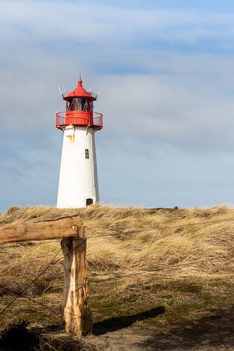 Vuurtoren List-west, Sylt, Duitsland.