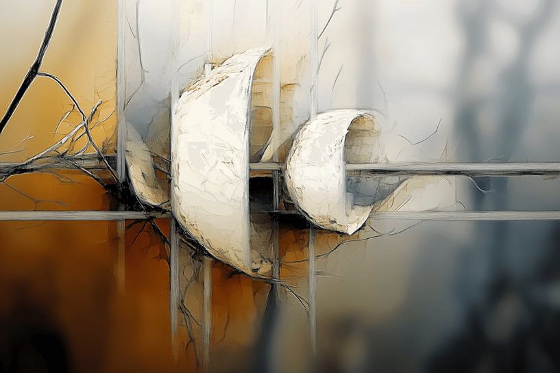 Abstracte natuur van Ton Kuijpers