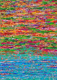 Blumenreicher Feldrand auf Texel von Atelier ‘Et Wad - Monique Bremer