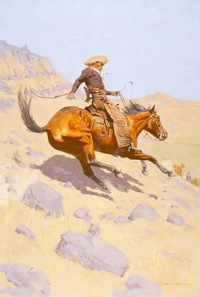 Le cow-boy, 1902 par Atelier Liesjes