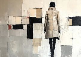 Geometrische Vrouw | Vrouw Geheim van Zen en Meer