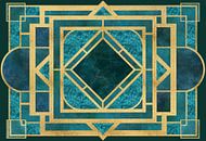 Art Deco Marble and Gold by Andrea Haase thumbnail