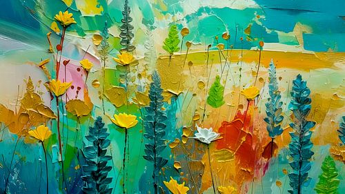 Zusammenfassung - Wildblumen auf dem Feld - 1