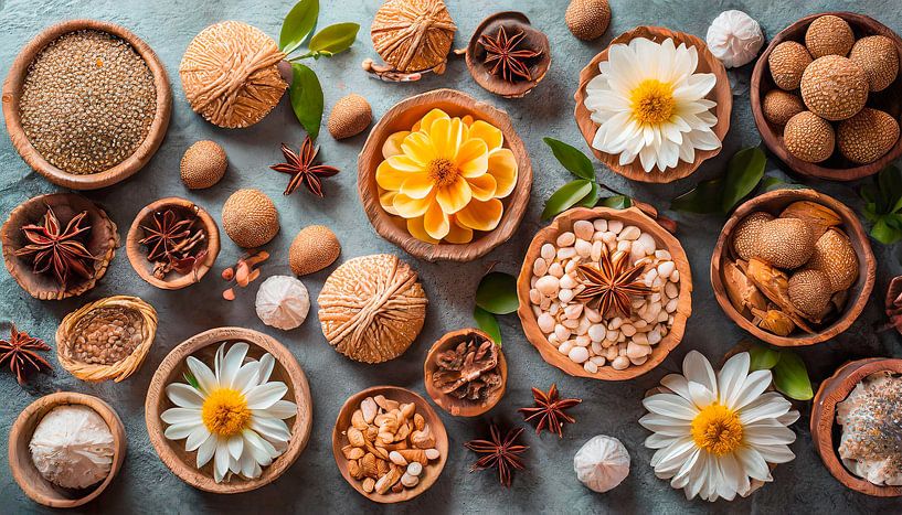 Breakfast with flowers by Mustafa Kurnaz