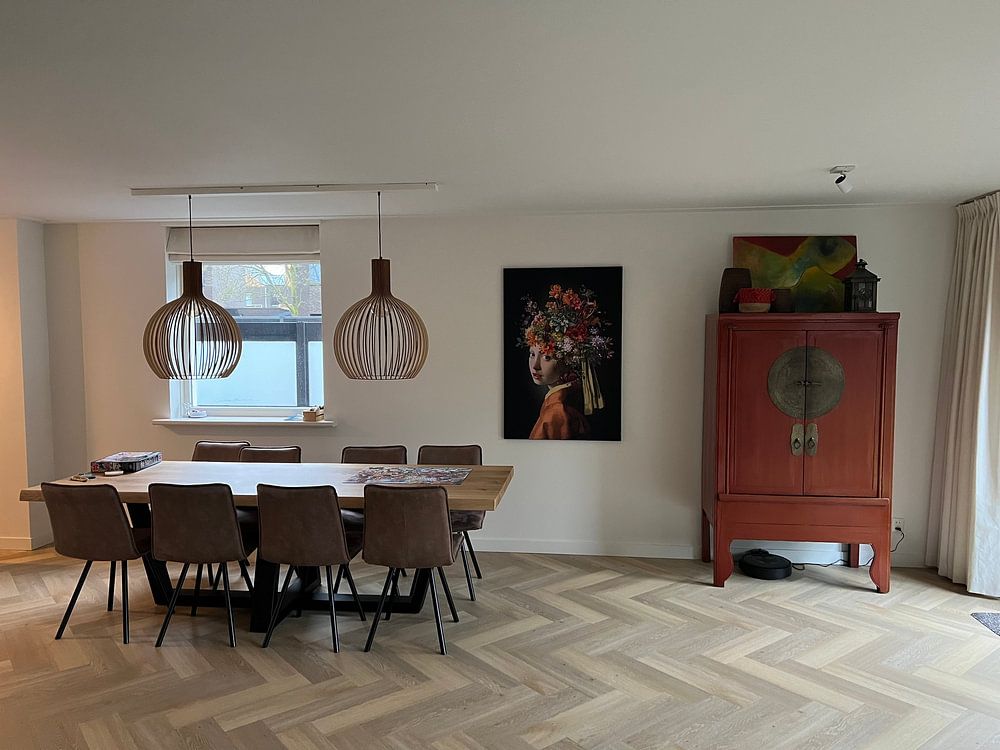 Meisje met de Parel – The Orange Autumn Edition  von Marja van den Hurk 