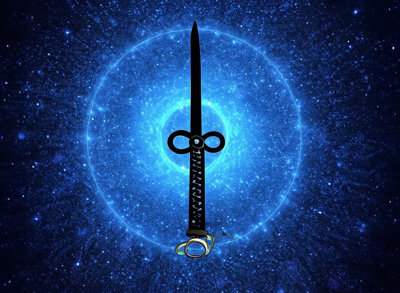 Infinity and a Japanese sword (katana) by Eye on You