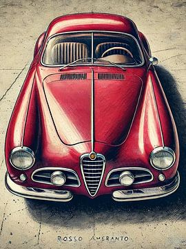 Alfa Romeo, eigen ontwerp op basis van de 1900 uit 1951 van Harmannus Sijbring
