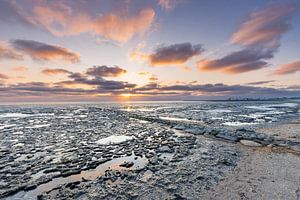 Sonnenuntergang bei Harlingen