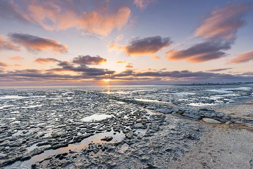 Sunset near Harlingen
