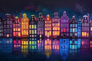 Nächtliches Amsterdam
