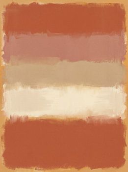 „Horizon Wash“ in Terrakotta – Farbstudie I