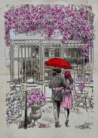 A LITTLE WALK TO THE CAFE