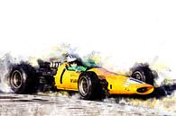 Denny Hulme, McLaren 1968 von Theodor Decker Miniaturansicht