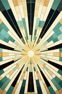 Art Deco Sonnenstrahlen