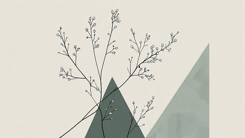 Abstract Japandi | Gipskruid