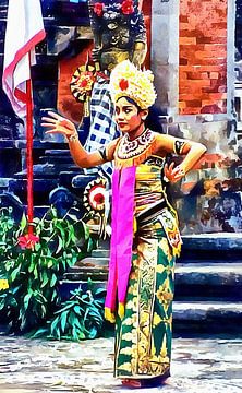 Balinesische Tänzerin von Dorothy Berry-Lound