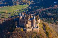 Aerial view of Hohenzollern Castle by Werner Dieterich thumbnail